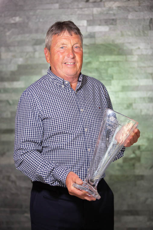 Edmund Lennon with his award. Edmund Lennon with his award.