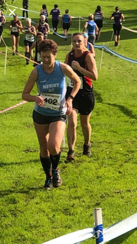 Joanne McCauley in action during the XC at Palace Demense, Armagh Joanne McCauley in action during the XC at Palace Demense, Armagh