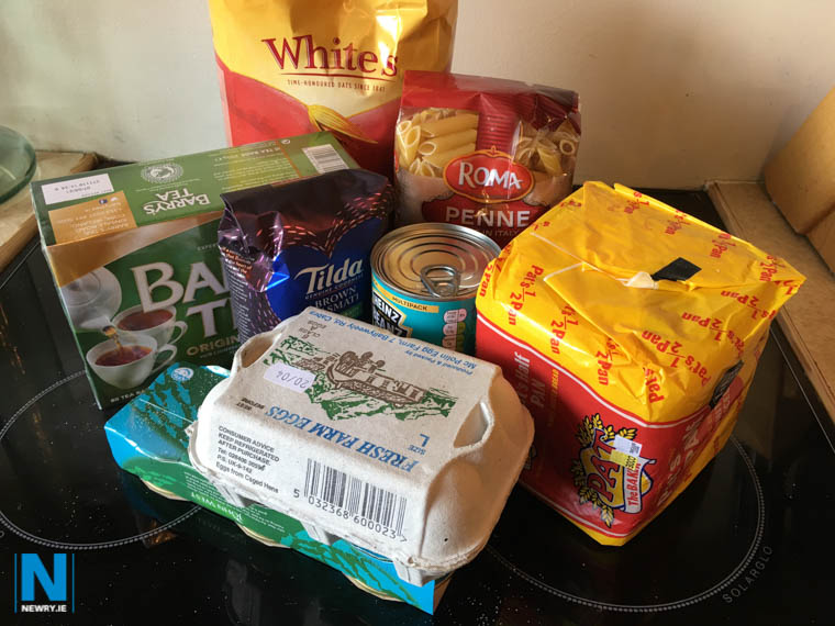 A new weekly food box delivery has been announced in the wake of the Covid-19 pandemic. Photograph: Columba O'Hare/ Newry.ie A new weekly food box delivery has been announced in the wake of the Covid-19 pandemic. Photograph: Columba O'Hare/ Newry.ie