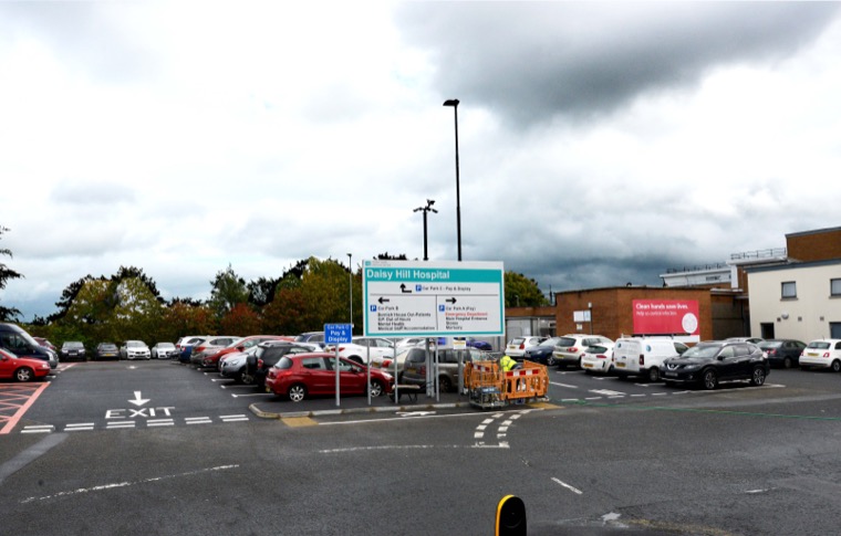 26 extra car parking spaces have been made available at Daisy Hill Hospital.