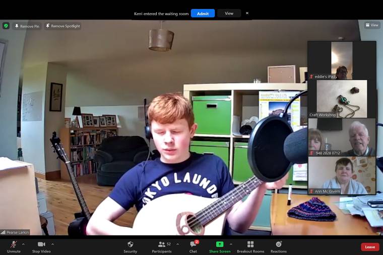Musical entertainment from Pearse Larkin