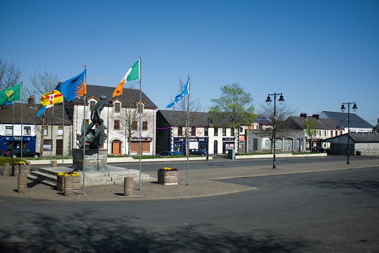 Crossmaglen square. Photograph: Columba O'Hare/ Newry.ie Crossmaglen square. Photograph: Columba O'Hare/ Newry.ie