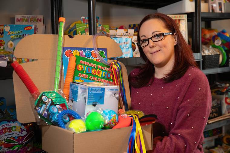 Louise Gartland from Drumaness, who has been shielding her severely disabled son throughout the pandemic, has been inundated with orders after launching a sensory box business, thanks to support from the Go For It Programme in association with Newry, Mourne and Down Council. Louise Gartland from Drumaness, who has been shielding her severely disabled son throughout the pandemic, has been inundated with orders after launching a sensory box business, thanks to support from the Go For It Programme in association with Newry, Mourne and Down Council.