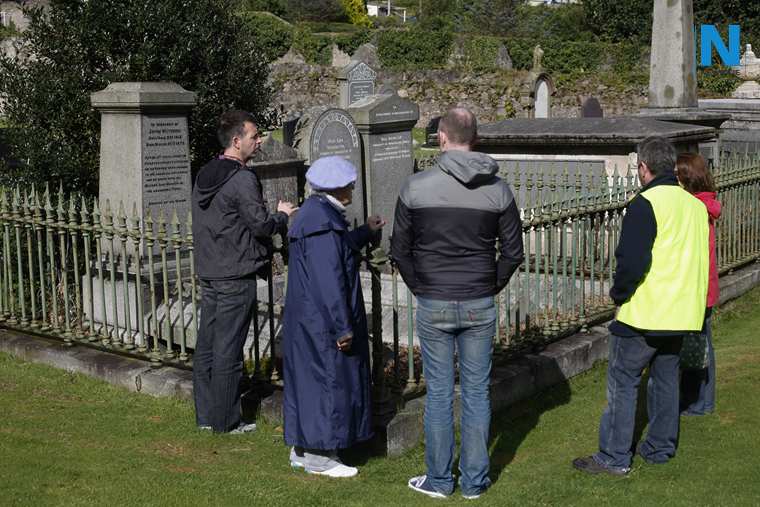 John Mitchel's grave in Newry.  Photograph: Columba O'Hare/ Newry.ie 