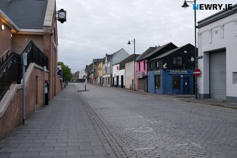 A deserted Mall in Newry. Photograph: Columba O'Hare/ Newry.ie A deserted Mall in Newry. Photograph: Columba O'Hare/ Newry.ie