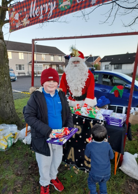 Another happy youngster at the Lisdrumgullion Christmas Stall.