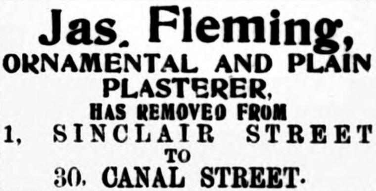 Fleming's in it's earlier days on the move from Sinclair Street to Canal Street, Newry