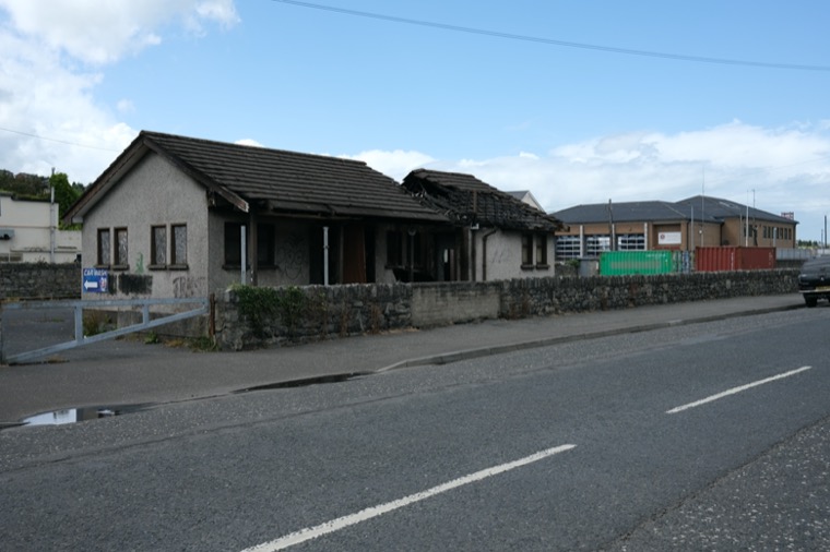 The derelict former public toilets at Railway Avenue in Newry. The derelict former public toilets at Railway Avenue in Newry.
