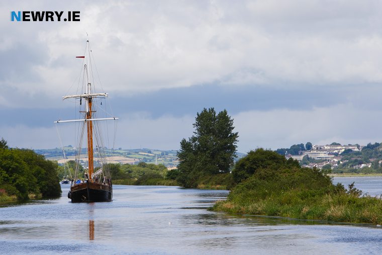 Justin McNulty, MLA has said that the proposed Southern Relief Road must have a lifting bridge to facilitate ships like this one. Photograph: Columba O'Hare 