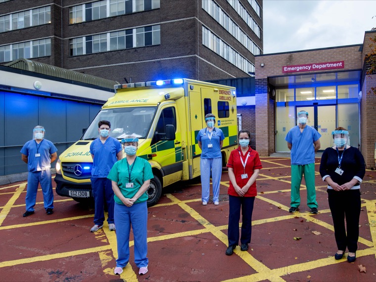Daisy Hill Hospital Emergency Department Staff at the reopened facility. Daisy Hill Hospital Emergency Department Staff at the reopened facility.