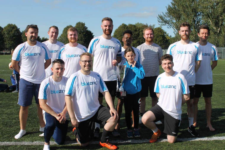 The Blue Zinc IT team. The Blue Zinc IT team.