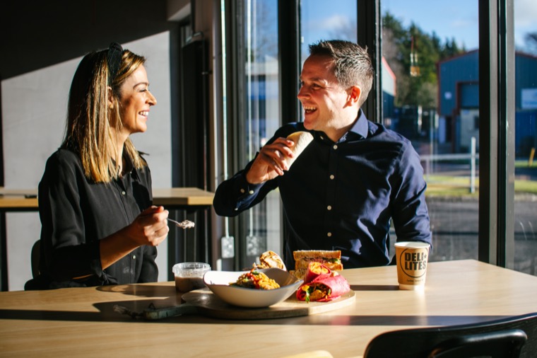 Jackie and Brian Reid from Deli Lites