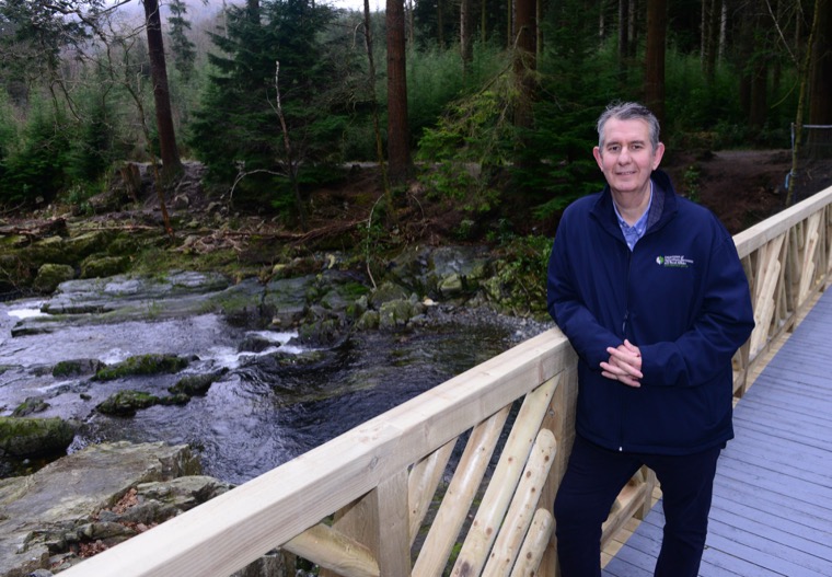 DAERA Minister, Edwin Poots in Tollymore forest. DAERA Minister, Edwin Poots in Tollymore forest.