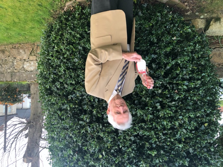 Stanley Tomkins, 83, who is one of this year’s recipients of the Royal Maundy money. Stanley Tomkins, 83, who is one of this year’s recipients of the Royal Maundy money.