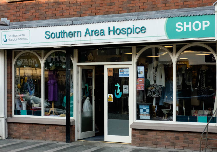 The Newry hospice shop. The Newry hospice shop.