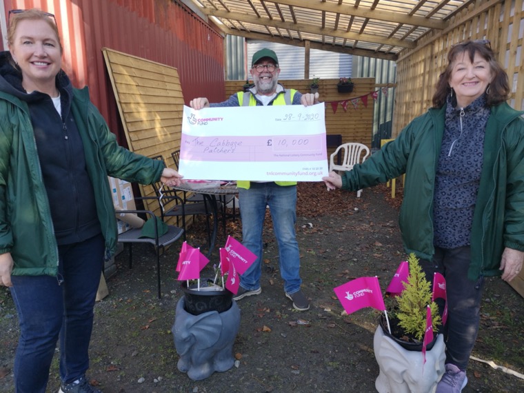Colette Ruddy, Harry Hughes and Roisin Murray Gibbons from The Cabbage Patchers in Warrenpoint, that received £10,000 from The National Lottery Community Fund, to develop a new community garden and create a cross community growing project. Colette Ruddy, Harry Hughes and Roisin Murray Gibbons from The Cabbage Patchers in Warrenpoint, that received £10,000 from The National Lottery Community Fund, to develop a new community garden and create a cross community growing project.