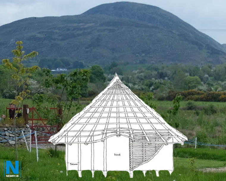 What the Iron Age Round House might look like at Bluebell Glamping. 