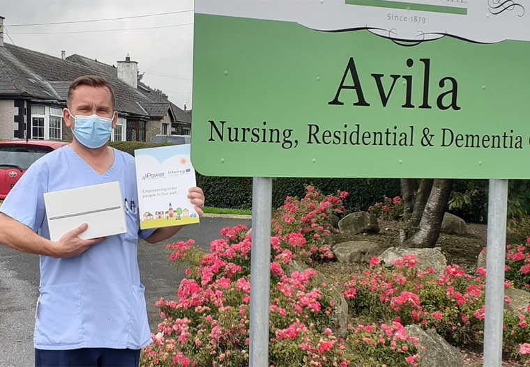 Avila Nursing Home in Bessbrook is using the technology to connect their residents to family. Avila Nursing Home in Bessbrook is using the technology to connect their residents to family.