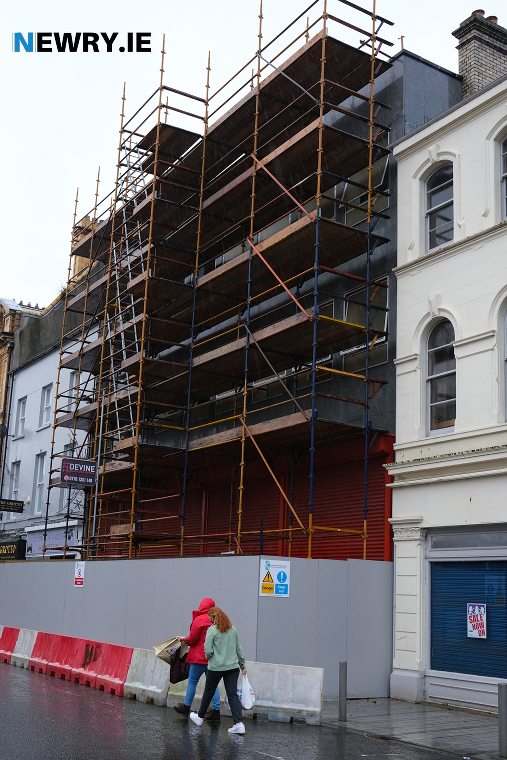 Construction work underway on the old Post Office building on Hill Street. Photograph: Columba O'Hare Construction work underway on the old Post Office building on Hill Street. Photograph: Columba O'Hare