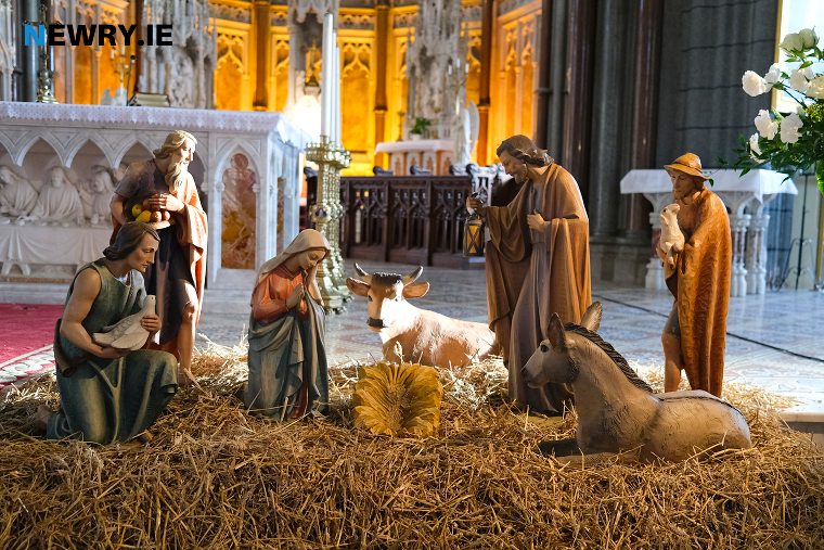 The Crib at Newry Cathedral. Photograph: Columba O'Hare The Crib at Newry Cathedral. Photograph: Columba O'Hare