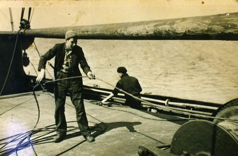 A crew member working on a boat owned by Joseph Fisher & Sons Ltd, Newry. The long history of shipping and maritime trade in Newry led many young local men to view seafaring as an exciting occupation and a way to see the world. Courtesy of the McKeown Family and Sean Patterson A crew member working on a boat owned by Joseph Fisher & Sons Ltd, Newry. The long history of shipping and maritime trade in Newry led many young local men to view seafaring as an exciting occupation and a way to see the world. Courtesy of the McKeown Family and Sean Patterson