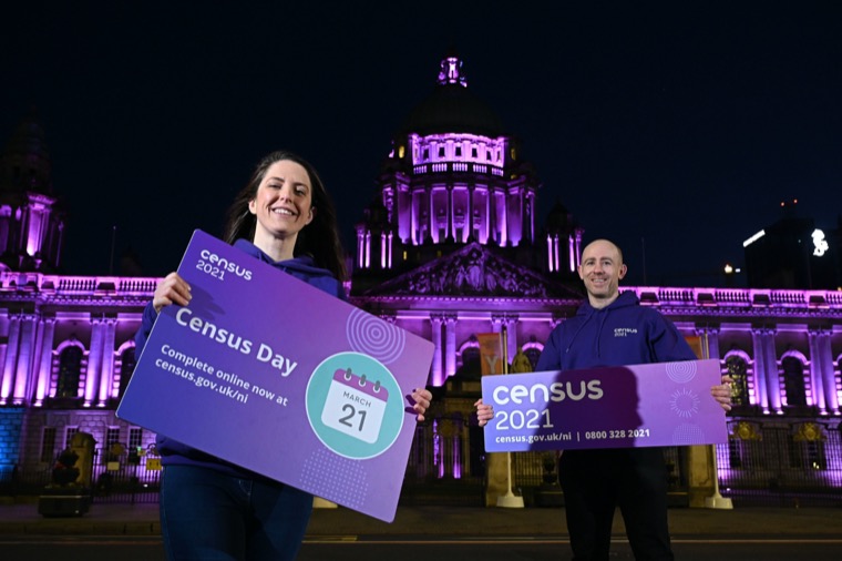 Shauna Dunlop and Conor McKiernan, Census 21 Engagement Team remind everyone to complete their Census questionnaire by Census Day on 21st March! Shauna Dunlop and Conor McKiernan, Census 21 Engagement Team remind everyone to complete their Census questionnaire by Census Day on 21st March!