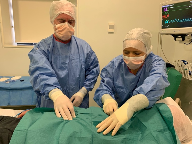 The Southern Trust Clinical Physiologist Team have been shortlisted in the HSJ Value Awards 2021 in the Cardiovascular Initiative of the Year category. The team were the first in Northern Ireland to implant Loop Recorders in patients pictured is Clinical Physiologist JulieAnne Prideaux implanting a Loop Recorder with Dr Daniel Flannery, Consultant Cardiologist.