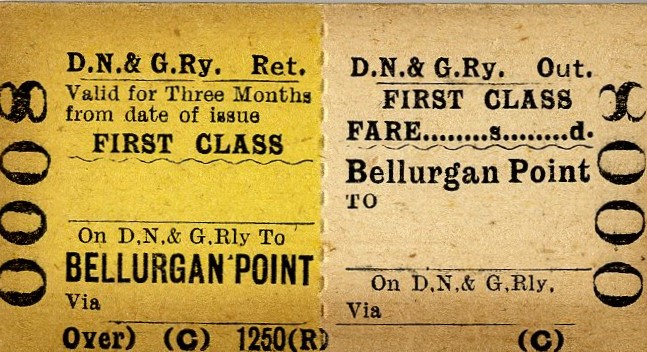 Tickets used on the Dundalk, Newry and Greenore Railway c.1940. The railway linked the villages on the Cooley Peninsula with Dundalk, Newry and Greenore. Newry and Mourne Museum Collection Tickets used on the Dundalk, Newry and Greenore Railway c.1940. The railway linked the villages on the Cooley Peninsula with Dundalk, Newry and Greenore. Newry and Mourne Museum Collection