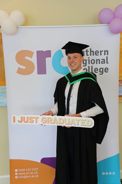 Matthew McSorley- Graduation 2022 Student Speaker, graduated in the Ulster University Foundation Degree in Health and Social Care Matthew McSorley- Graduation 2022 Student Speaker, graduated in the Ulster University Foundation Degree in Health and Social Care