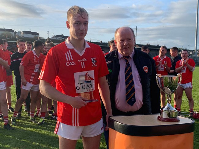 Tiernan O’Hare Craobh Rua player of the match Tiernan O’Hare Craobh Rua player of the match