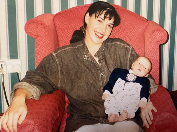 Conor Kearns with his mother Sandra. Conor Kearns with his mother Sandra.