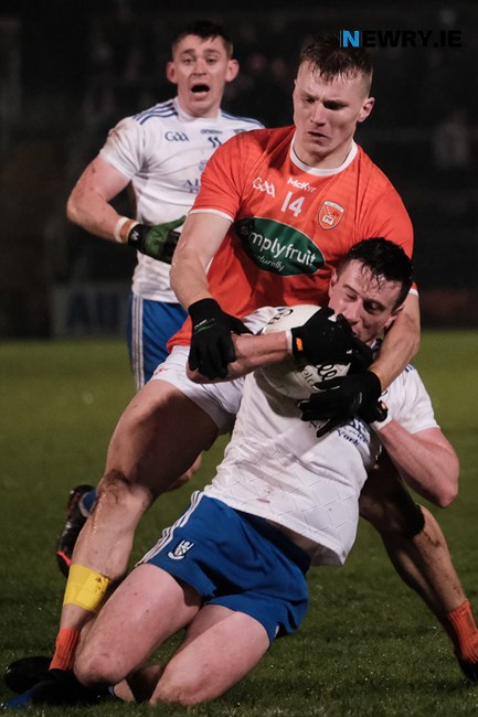 Armagh's Rian O'Neill gets up close and personal.