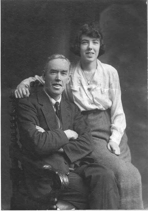 Éamon Donnelly and his eldest child, Eleanor (Nelly), c.1923. Newry and Mourne Museum Collection Éamon Donnelly and his eldest child, Eleanor (Nelly), c.1923. Newry and Mourne Museum Collection
