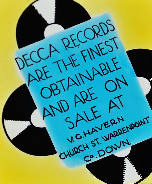 Slides from the Garden Cinema in Warrenpoint advertising local businesses, 1930s Newry and Mourne Museum Collection Slides from the Garden Cinema in Warrenpoint advertising local businesses, 1930s Newry and Mourne Museum Collection