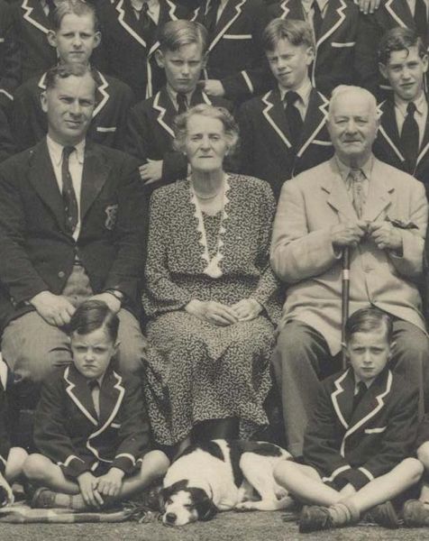 Patrick Carey pictured (second row, first left) with his parents, Florence and Allen Sausmarez Carey, at Mourne Grange School in 1952. Newry and Mourne Museum Collection Patrick Carey pictured (second row, first left) with his parents, Florence and Allen Sausmarez Carey, at Mourne Grange School in 1952. Newry and Mourne Museum Collection