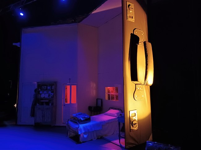 The set for Philadelphia Here I Come The set for Philadelphia Here I Come