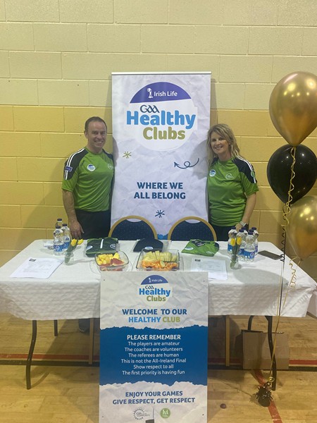 Launching the Club's GAA Healthy Club initiative