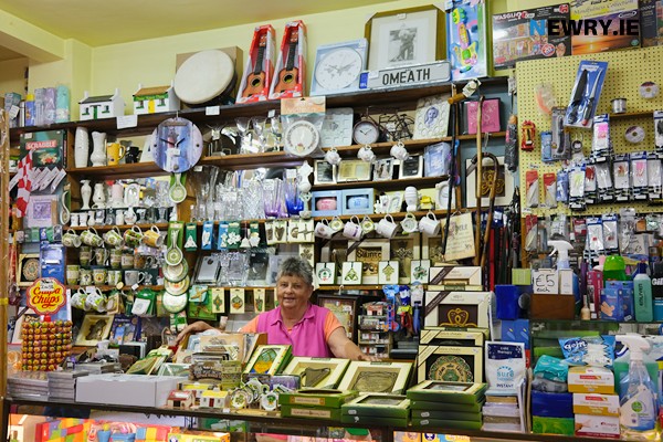 Frances with some of the incredible array of items. Photograph: Columba O'Hare/ Newry.ie Frances with some of the incredible array of items. Photograph: Columba O'Hare/ Newry.ie