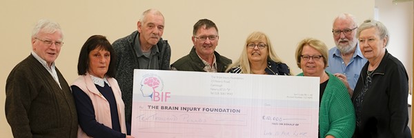 Board of Love is for Life Trust Left to Right, Fr Johnny Doherty Director, Bronach Rooney, Chair of the Brain Injury Foundation, Jim Corry, Paul and Bareena Cummins, Mary Corry, Chair of the Trust and Frank and Aileen Dolaghan, founders of the Brain Injury Foundation. Board of Love is for Life Trust Left to Right, Fr Johnny Doherty Director, Bronach Rooney, Chair of the Brain Injury Foundation, Jim Corry, Paul and Bareena Cummins, Mary Corry, Chair of the Trust and Frank and Aileen Dolaghan, founders of the Brain Injury Foundation.