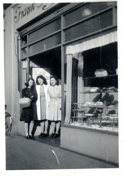 May McDonald, first right, outside Foley’s Bakery in Newry, when she worked there in the 1940s. Courtesy of May McDonald May McDonald, first right, outside Foley’s Bakery in Newry, when she worked there in the 1940s. Courtesy of May McDonald