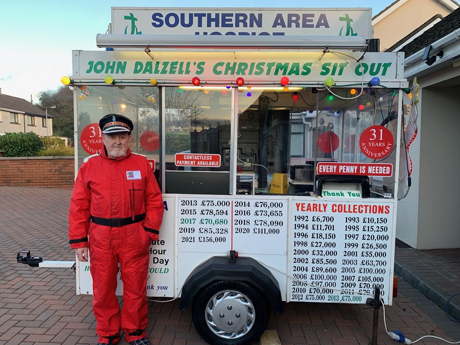 John Dalzell and his trusty trailer will be on Hill Street in Newry from this Saturday 10 December.