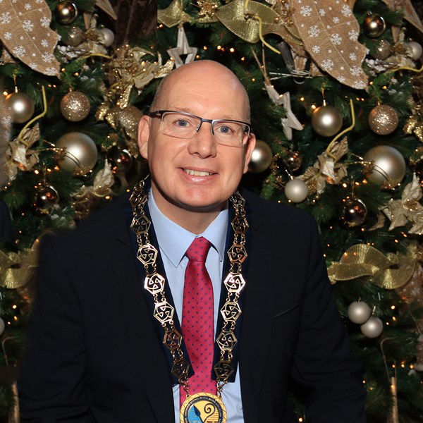 Cllr Michael Savage, Chairperson, Newry, Mourne and Down District Council.