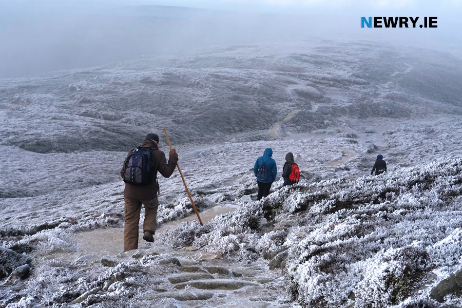 A wintry landscape at the top of Slieve Gullion. Photograph: Columba O'Hare/ Newry.ie 