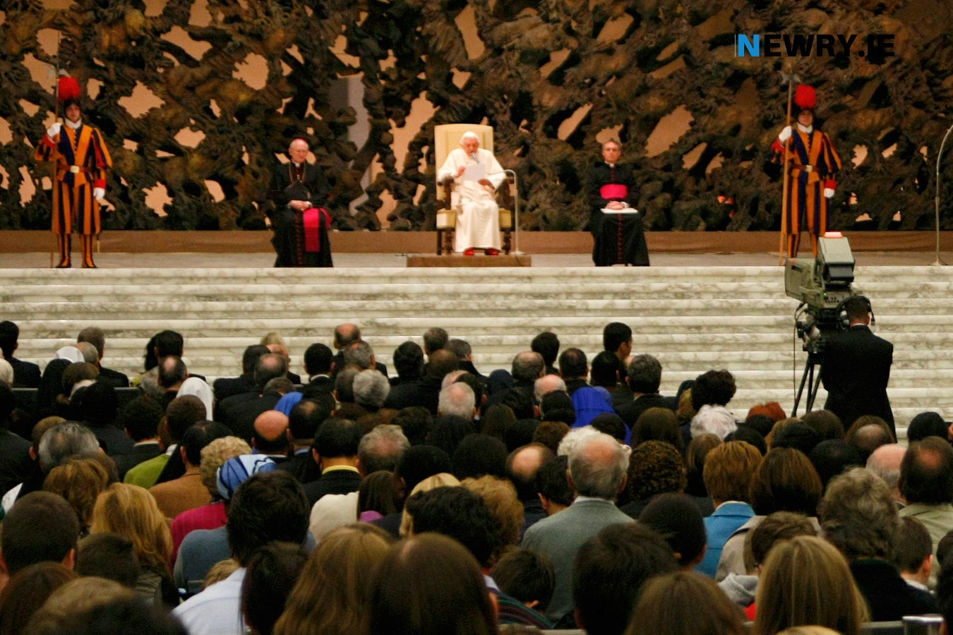 An audience with Pope Benedict in 2010. Photograph: Columba O'Hare/ Newry.ie 