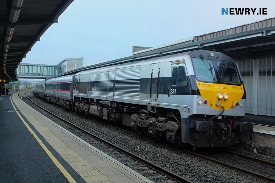 Translink will substitute some rails services this weekend with buses due to maintenance work on the line. Photograph: Columba O'Hare/ Newry.ie 
