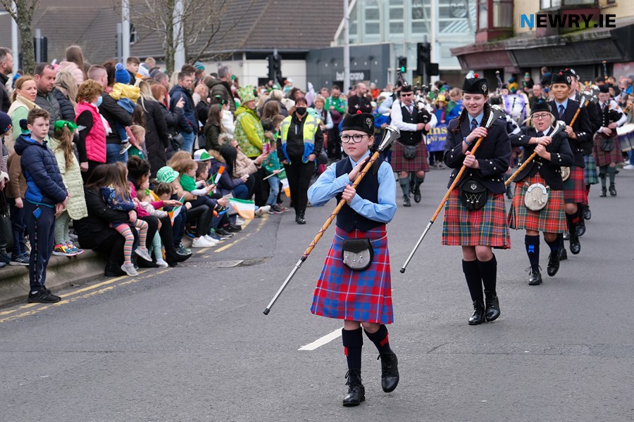 The St Patrick's Day Parade in Newry in 2022. Photograph: Columba O'Hare/ Newry.ie 