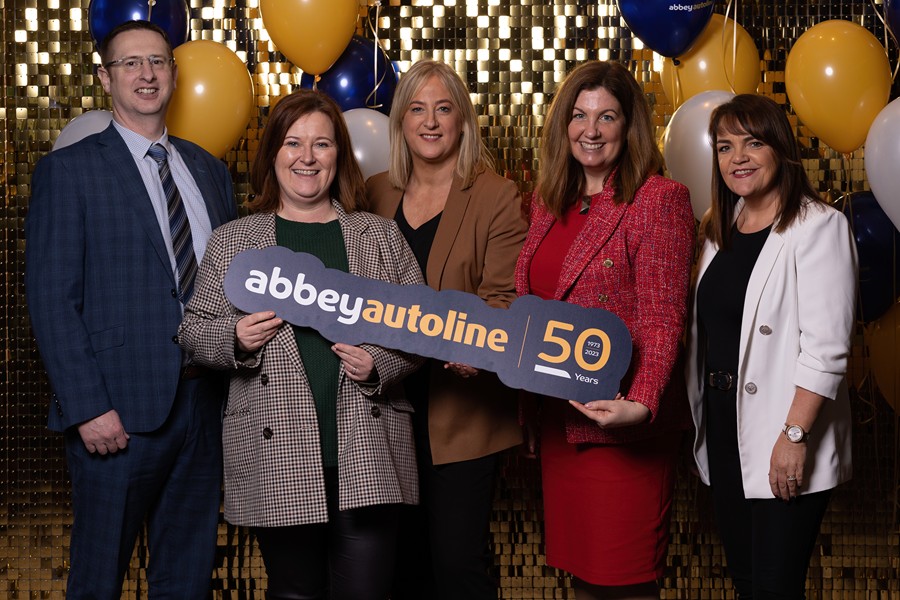 Pictured celebrating 50 years in business are from left: Andy Craig, Commercial Account Executive (Newry); Pauline O’Hanlon, Branch Manager (Newry); Denise Curtis, Associate Director; Julie Gibbons, Managing Director and Jacqueline McGivern, Commercial Key Account Manager (Newry).