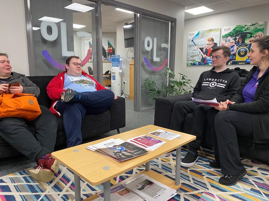 Autism Connect attendees meet on Thursday nights at the Bolster Community offices in Newry. 