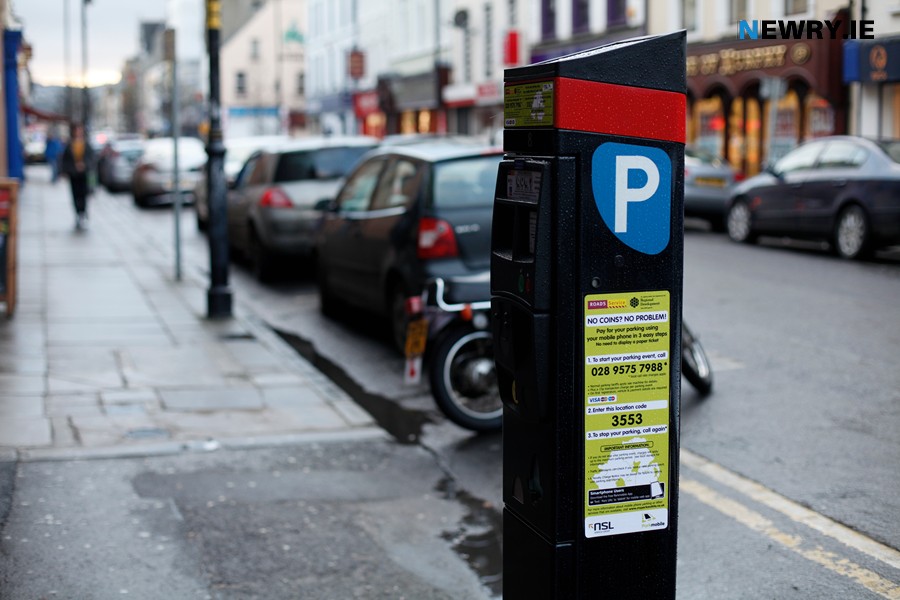 Parking charges are to rise from 1 April in Newry. Photograph: Columba O'Hare/ Newry.ie 