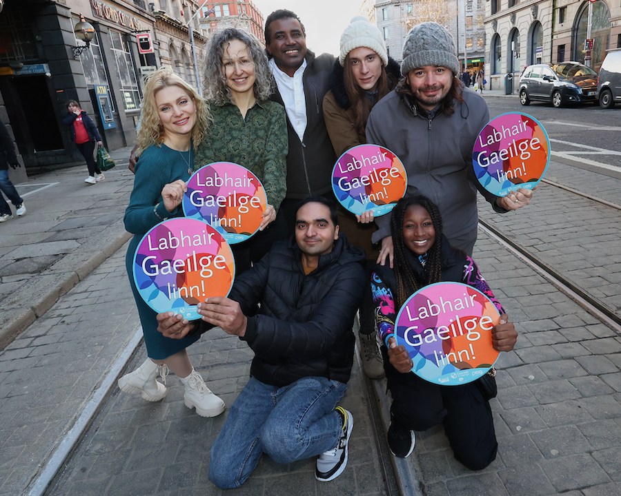 Céad Míle Fáilte participants pictured at the Dublin event.